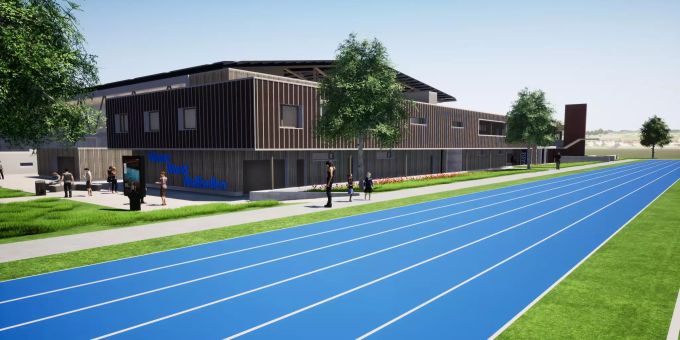 Visualisierung: Solarfassade – «winter und sports world wallisellen».