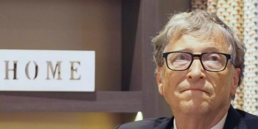 US-Milliardär Bill Gates fliegt gerne mit seinem Privatjet. Foto: Christian Böhmer/dpa