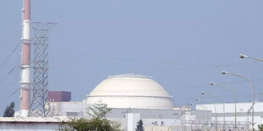 Das iranische Atomkraftwerk Buschehr, aufgenommen am 20.08.2010. Foto: ABEDIN TAHERKENAREH/epa/dpa/Archivbild