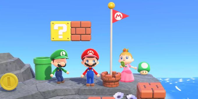 Mit diesem Crossover lässt sich das Mushroom Kingdom auch in Animal Crossing nachbauen. Animal Crossing Mario Crossover