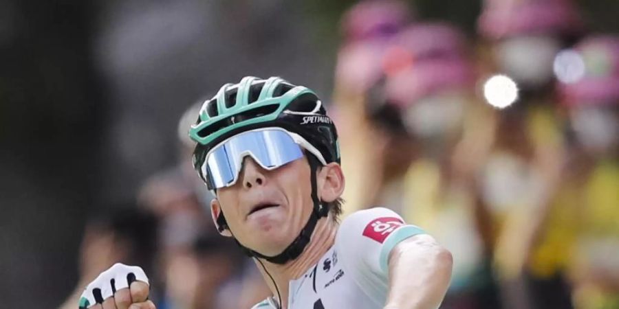 Hat seine bisher beste Saison als Radprofi hinter sich: Tour-Etappensieger Lennard Kämna. Foto: Christophe Ena/AP/dpa