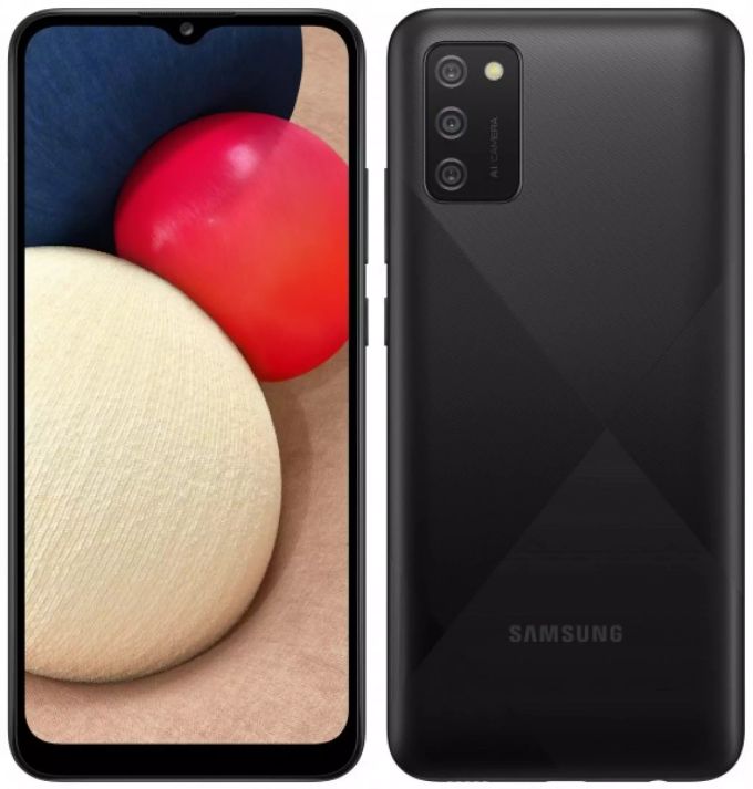 Auch das Galaxy A02 bietet ein interessantes Design auf der Rückseite. Samsung Galaxy A02s