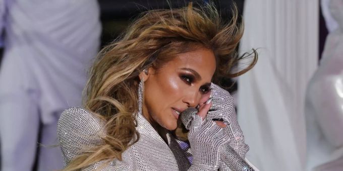 Jennifer Lopez während eines Auftritts an Silvester 2020 am Times Square in New York Jennifer Lopez