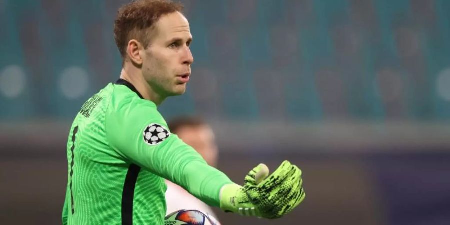 Hat bei RB Leipzig eine Ausstiegsklausel: Peter Gulacsi. Foto: Jan Woitas/dpa-Zentralbild/dpa