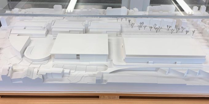 In St.Gallen - Olma-Messekomplex: Die neue Halle 1 entsteht
