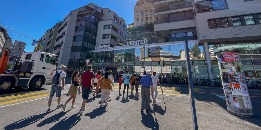 Das Löwencenter in der Stadt Luzern.