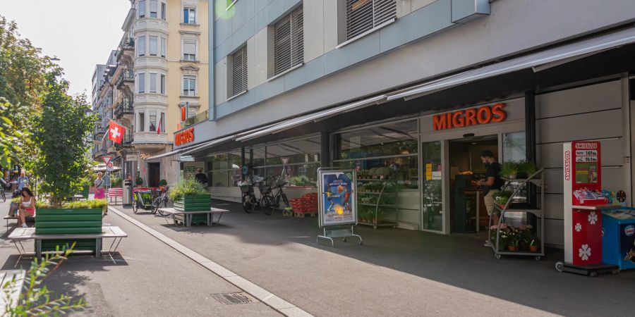 Die Migros an der Waldstätterstrasse in der Stadt Luzern.