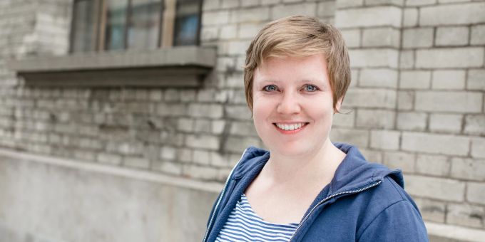 Ursina Anderegg, Co-Präsidentin und Stadträtin vom Grünen Bündnis. Ursina Anderegg