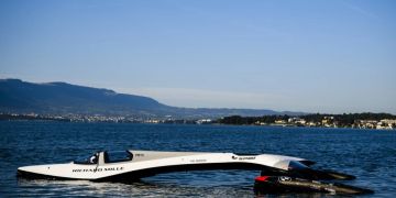 Futuristisches Segelboot