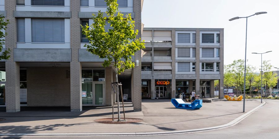 Im Zentrum der Gemeinde Geroldswil.