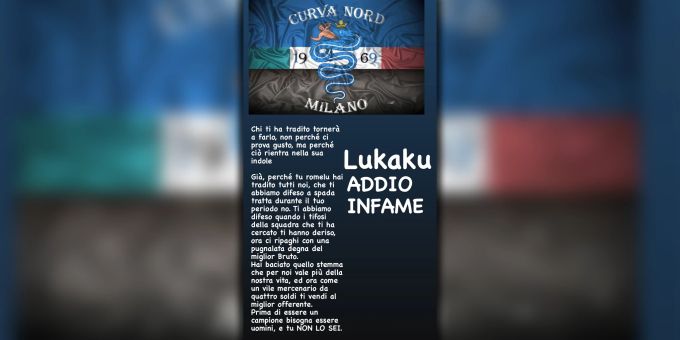 Die Ultras von Inter Mailand kritisieren Romelu Lukaku scharf. Inter Mailand Romelu Lukaku