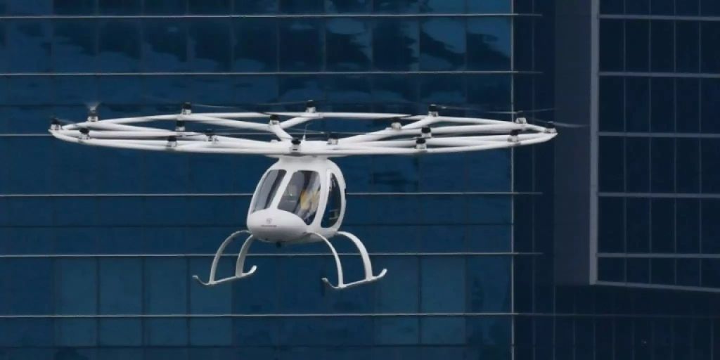 Volocopter Flugtaxi Absolviert Test In Singapur