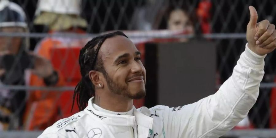 Kann sich in Mexiko erneut zum Weltmeister küren: Lewis Hamilton. Foto: Luca Bruno/AP/dpa