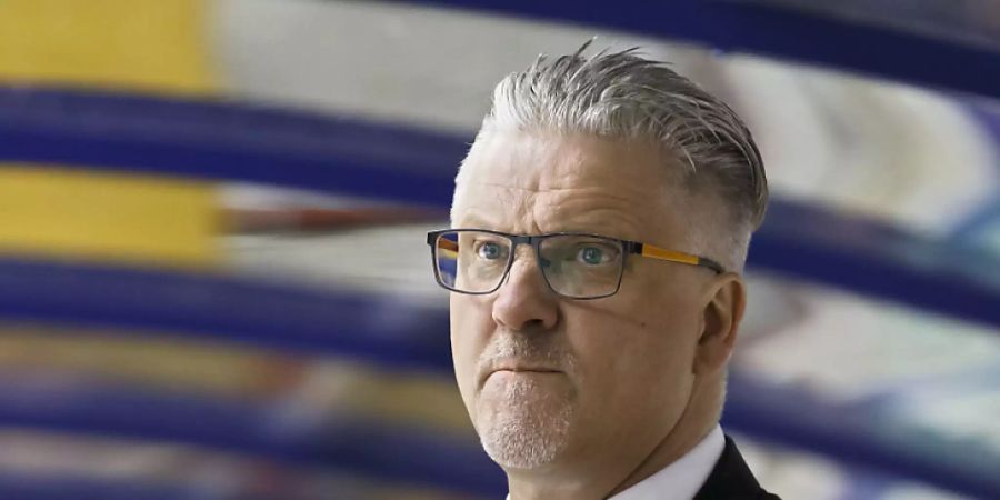 Trainer Per Hanberg, in der Vorsaison in der Swiss League Meister mit Langenthal, nun Leader mit Kloten