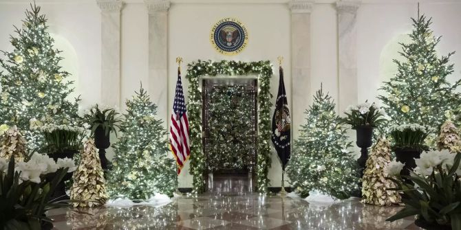 Melania Trump Weihnachtsdeko