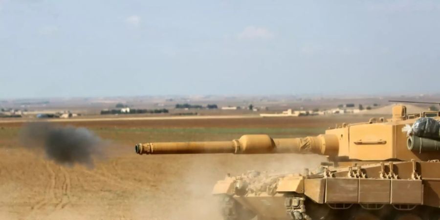 Leopard-Panzer aus Deutschland im Einsatz in Nordsyrien