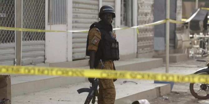 Gendarmerie nach einem Anschlag in Burkina Faso