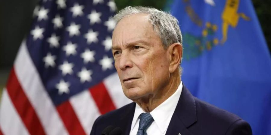 Michael Bloomberg will Präsidentschaftskandidat der US-Demokraten haben. Foto: John Locher/AP/dpa