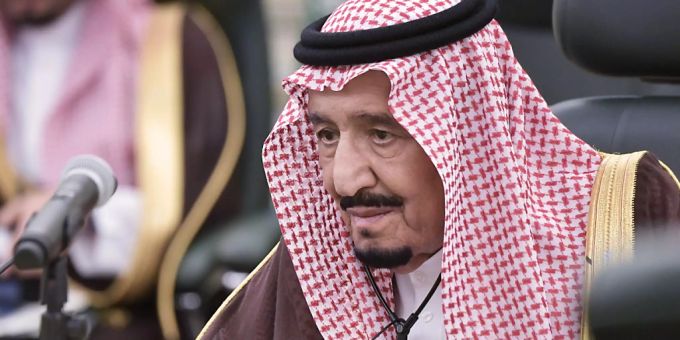 Der umstrittene saudi-arabische König Salman. König Salman