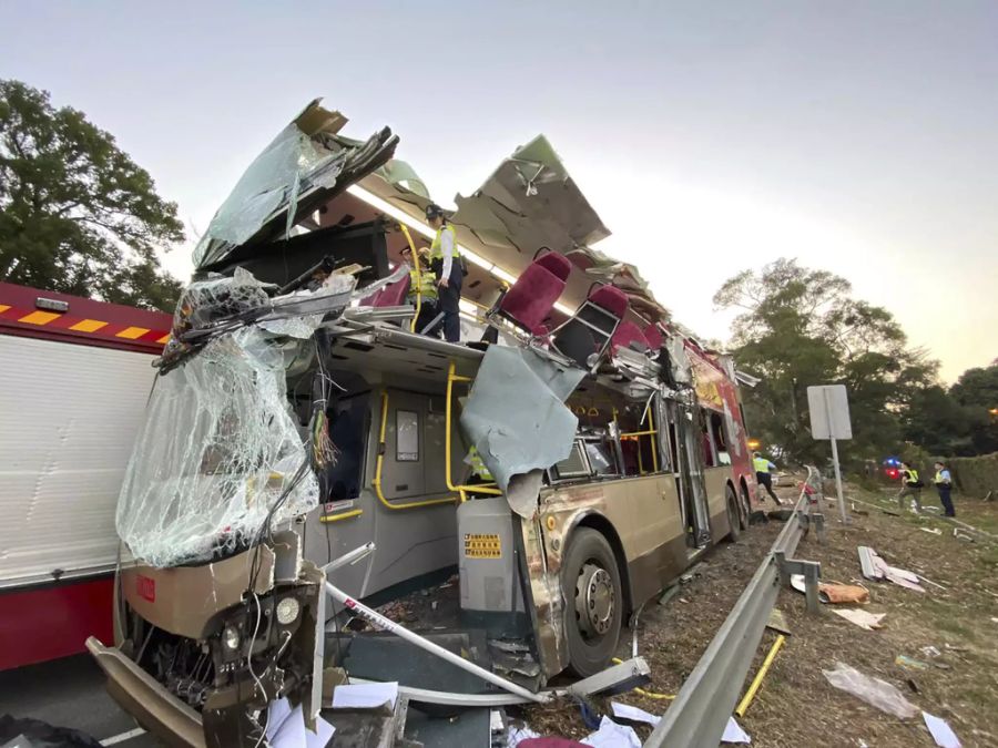 bus-unfall hongkong