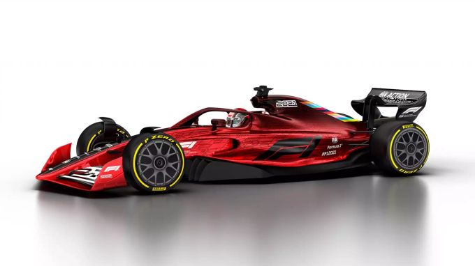 Schon entdeckt: Die Felgen sind nur «aufgemalt». Die Abdeckungen reduzieren die Luftverwirbelungen, die die Felgenspeichen erzeugen würden. Formel 1 2021