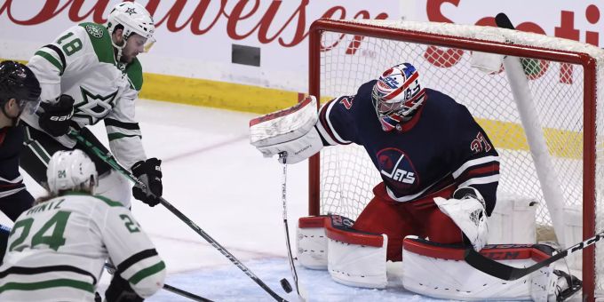 Die Winnipeg Jets gewannen in der NHL gegen die Dallas Stars. NHL Winnipeg Jets