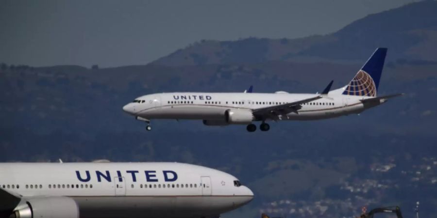 United-Airlines-Maschine vom Typ Boeing