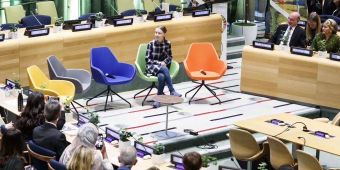 «Die jungen Leute können nicht aufgehalten werden», meinte Greta am Uno-Jugendgipfel. United Nations Youth Climate Summit