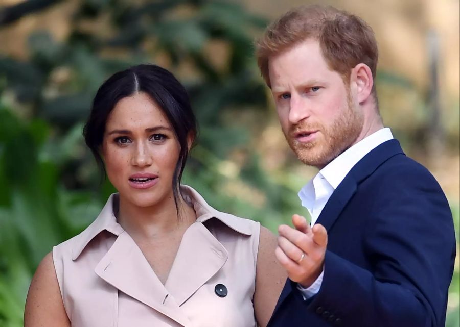 Meghan Markle und Prinz Harry in Südafrika.