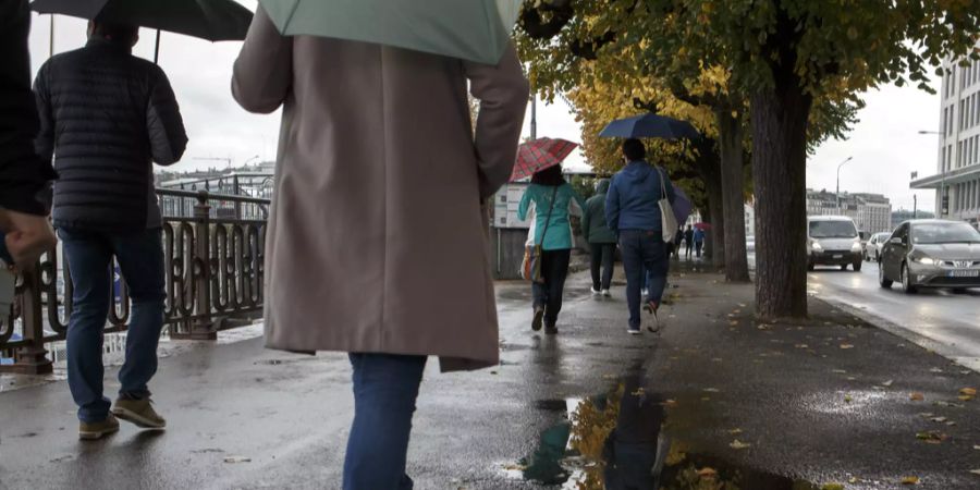 Das Wetter am Wochenende wird regnerisch.