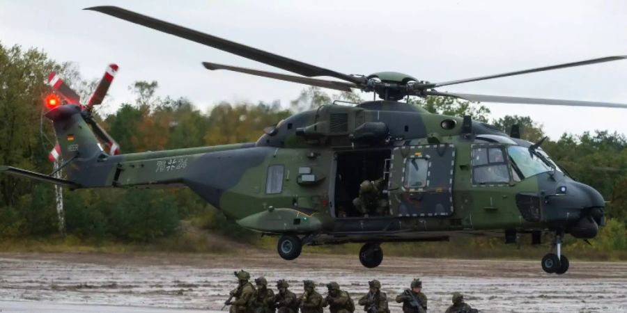 Bundeswehr bei Übung in Munster