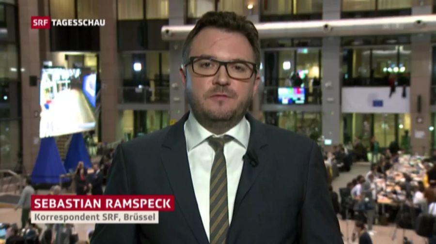 ... am Donnerstagabend, als die Narbe von Ramspeck in der Tagesschau ziemlich deutlich zu sehen war.