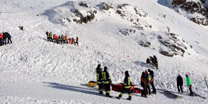 Lawinenunglück in Südtirol