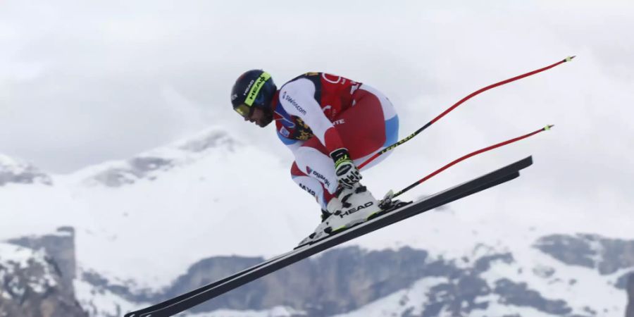 Trotz Verletzung an der Hand schnell: Beat Feuz belegte im Training zu den beiden Abfahrten in Bormio den 7. Platz