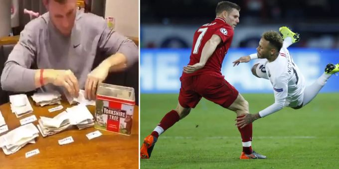 Was tun in Pause? - Liverpool-Star Milner sortiert jetzt Teebeutel