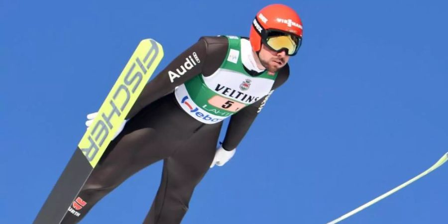 Johannes Rydzek holte mit seinem Landsmann Vinzenz Geiger Platz drei. Foto: Jussi Nukari/Lehtikuva/dpa