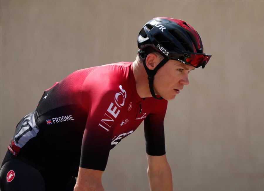 Bitteres Comeback: Das Saisondebüt an der UAE Tour findet für Chris Froome kein glückliches Ende.