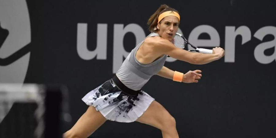 Andrea Petkovic fällt momentan wegen einer Verletzung am linken Knie aus. Foto: Barbara Gindl/APA/dpa