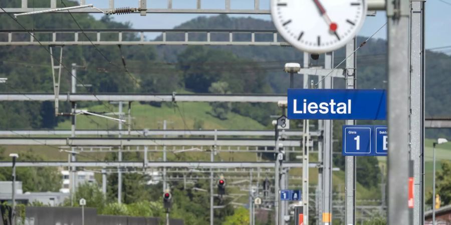 Der Bahnhof in Liestal.