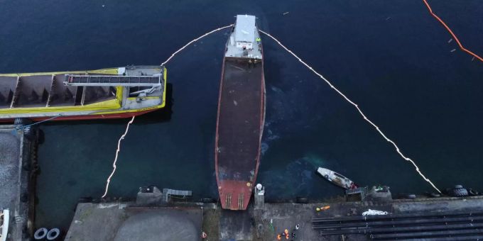 Die Unfallstelle in Beckenried NW. Vierwaldstättersee