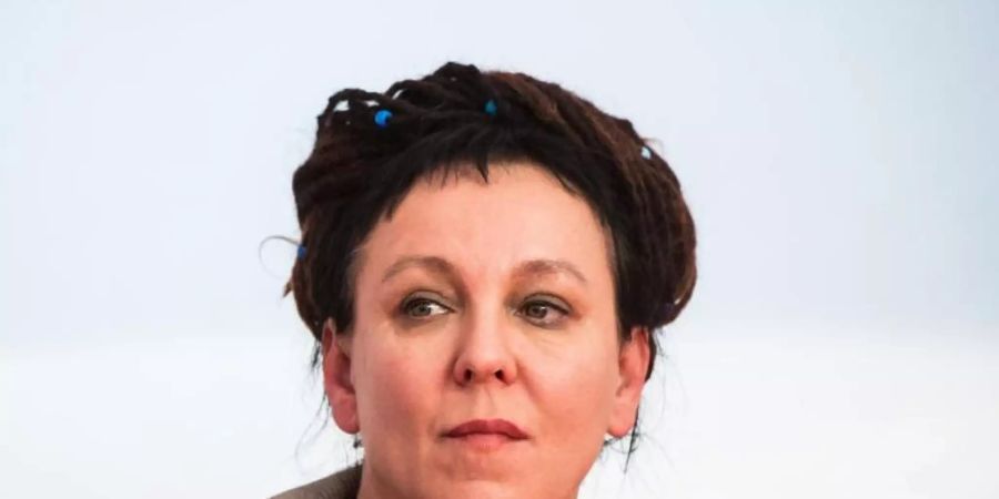 Olga Tokarczuk, Trägerin des Literatur-Nobelpreises 2019. Foto: Andreas Arnold/dpa
