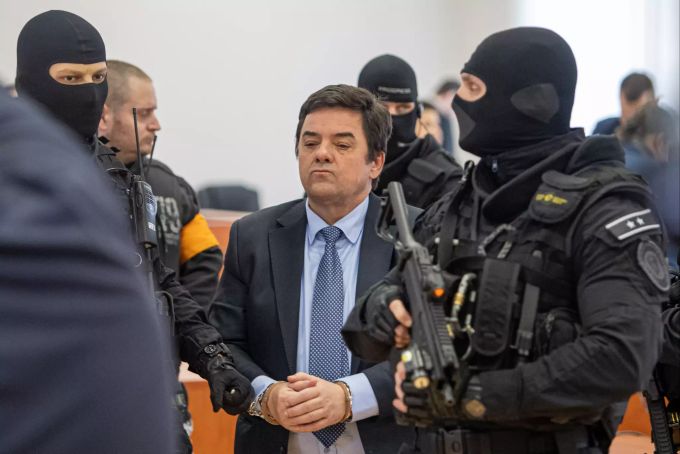 Der Angeklagte Marian Kocner, mutmasslicher Auftraggeber des Mordes an dem slowakischen Investigativ-Journalisten Kuciak und dessen Verlobter. marian kocner