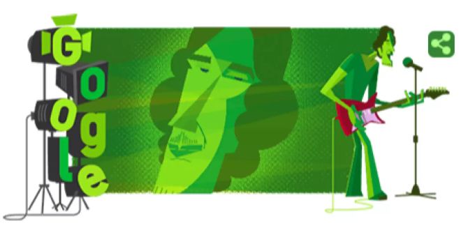 Luis Alberto Spinetta bekommt zum 70. Geburtstag ein animiertes Doodle von Google. Luis Alberto Spinetta