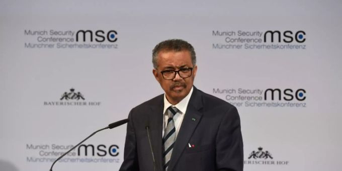 WHO-Chef Tedros Adhanom Ghebreyesus WHO-Chef Tedros