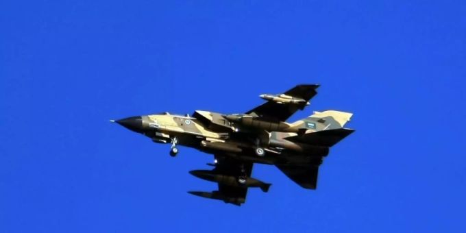 Saudiarabischer Kampfjet Saudiarabischer Kampfjet