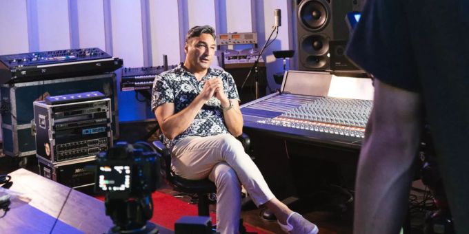 Mousse T., der deutsche House-Produzent. Sennheiser