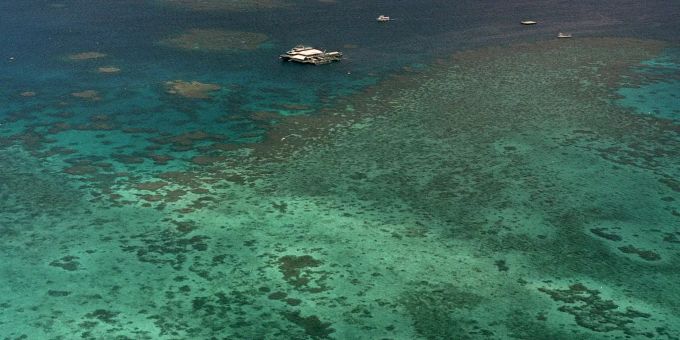 Das Great Barrier Reef in Australien. Australia Barrier Reef