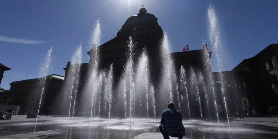 Wasserspiel Bundesplatz