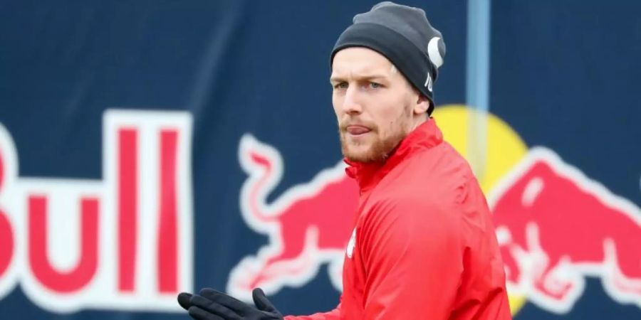 Emil Forsberg tut sich derzeit bei RB Leipzig schwer. Foto: Jan Woitas/dpa-Zentralbild/dpa