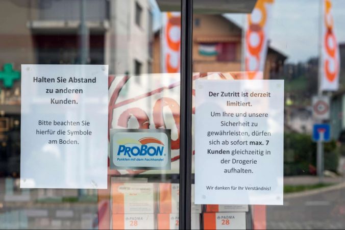 der Zutritt ist derzeit limitiert